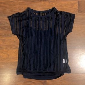 Navy t-shirt with tank top